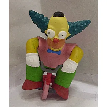 Figurka Simpsonovi sběratelska figurka plastová Homer převlečený za Krustyho clown na kole
