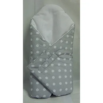 Doplněk pro panenku Zavinovačka pro velkou panenku ŠEDÁ vhodná do kočárku pro panenky s výplní česká výroba