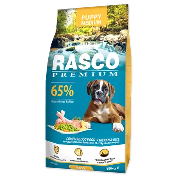 Krmivo pro psa Rasco Premium Junior Medium Chicken/Rice