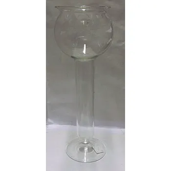Váza Váza Věra skleněná čirá foukaná Lt 257