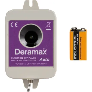 Deramax Auto ultrazvukový plašič kun a hlodavců + baterie