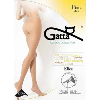 Dámské punčochy Dámské punčochové kalhoty Gatta |Ellen 15 den golden/odd.béžová 2-S