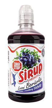 Sirup Cukrstop Sirup lesní borůvka 650 g