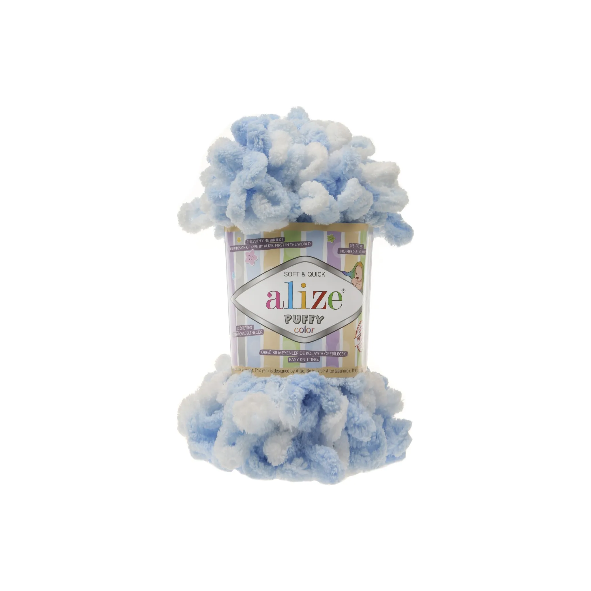 Fotografie 1 - Příze Alize Puffy Color 5865