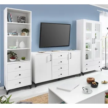 Obývací stěna Obývací stěna Bergen B1 - bílá