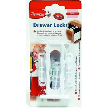 Dětská zábrana CLIPPASAFE Pojistka skřínek nebo zásuvek 3ks