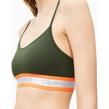 Podprsenka Podprsenka QF5459 - FDX Women´s Unlined Bralette - Calvin Klein khaki M