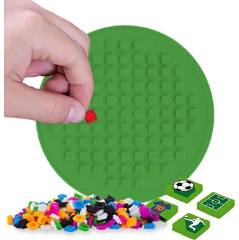 ostatní stavebnice PIXIE CREW mozaikový panel ZELENÝ kruh + Brožurka kreativních nápadů + 4 multipixely + 60 malých pixelů zdarma