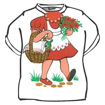 Dívčí tričko Tričko - Karkulka