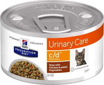 Krmivo pro kočku Hill's Prescription Diet Adult Urinary Care C/D Multicare Chicken/Vegetable 82 g