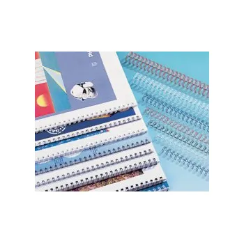 Vázací hřbet Drátěná vazba - 6,9 mm / bílá / 100 ks