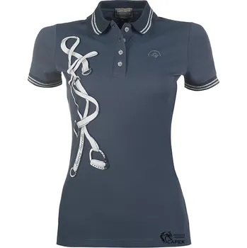 Tričko HKM -LIMONI SILVER PRINT- - Grafit - L