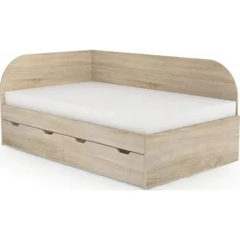 Postel Postel Rea Gary s roštem 120cm -levá - Postel se šuplíky a roštem