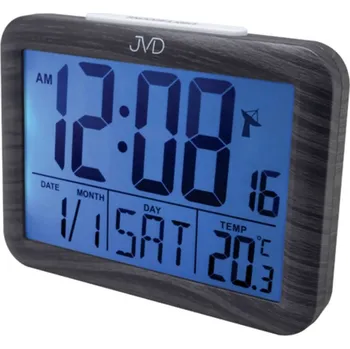 Budík Digitální rádiem řízený budík JVD RB27.2 - imitace dřeva (imitace dřeva)