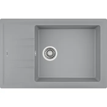Nerezový dřez Teka STONE 60 S-TG 1B 1D hliníkově šedá