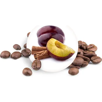 Káva Švestka se skořicí - zrnková káva, 250g