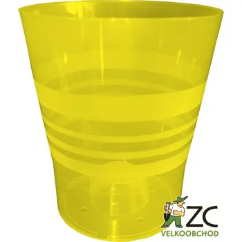 Obal na květináč Květináč Orchid - 13cm žlutý