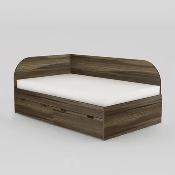 Postel Postel Rea Gary s roštem 120cm -levá - Postel se šuplíky a roštem