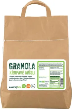 Country Life Granola křupavé müsli Bio 5 kg