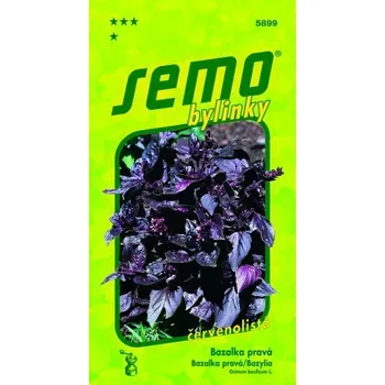 Semeno Semo Smržice Bazalka pravá - Red Rubin 1g
