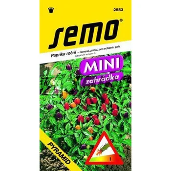 Semeno Semo Smržice Paprika zeleninová pálivá - Pyramid 20s - série MINI