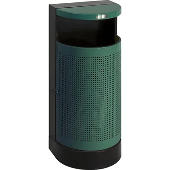 Venkovní odpadkový koš Půlkulatá venkovní nádoba na odpad - kaiserkraft