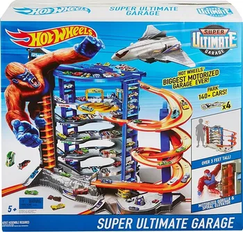 Set autodráh Mattel Hot Wheels City Super Ultimate Garage