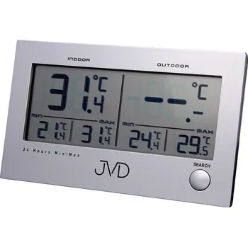 Barometr Digitální teploměr JVD T29 s venkovním čidlem a měřením vnitřní/venkovní teploty