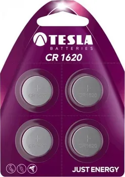 Článková baterie Tesla Cr1620 4 ks 