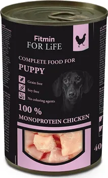 Krmivo pro psa Fitmin For Life kuřecí konzerva pro štěňata 400 g
