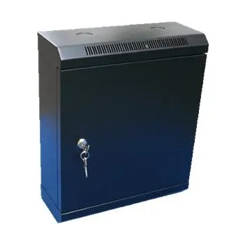 modulární přístroj a rozvaděč 10'' rack jednodílný 12U/140 DATACOM černý plech.dv 7048