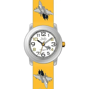 Hodinky Dětské náramkové hodinky JVD J7162.2 s leteckou technikou (letadlo) 5ATM