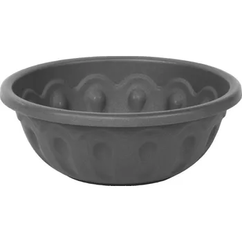 Květináč Žardina Lea - antracit průměr květináče: d18