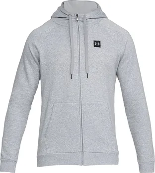 Pánská mikina Under Armour Rival Fleece FZ Hoodie šedá