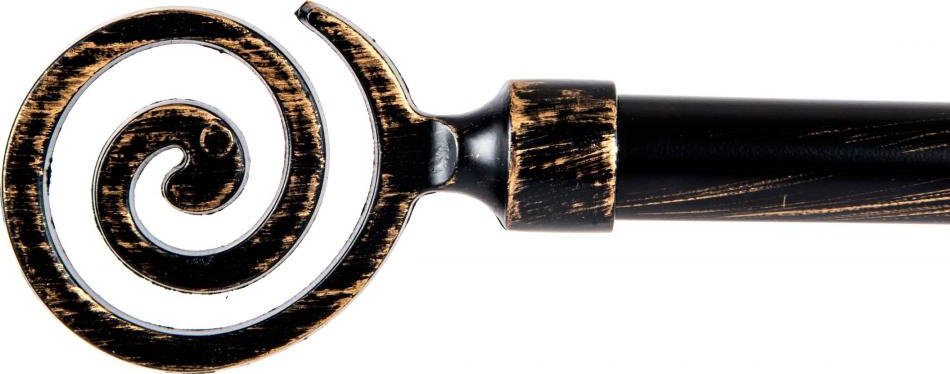 Kovová konzole "SPIRAL GOLD" 120-210cm