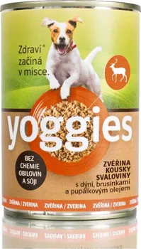 Krmivo pro psa Yoggies Zvěřinová konzerva dýně/pupálkový olej