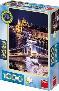 Puzzle Dino Neonové Puzzle Budapešť 1000 dílků