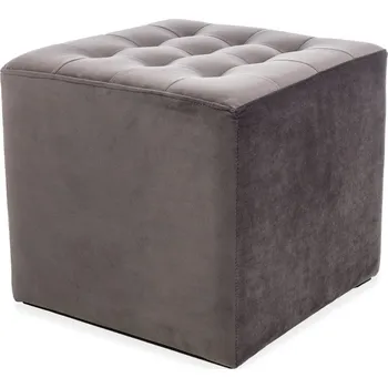 Taburet Taburet LORI VELVET šedá