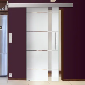 Interiérové dveře Glasdesign Rigolo skleněné posuvné dveře 900 x 2050 mm