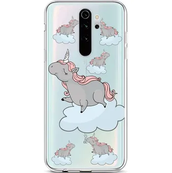 Pouzdro na mobilní telefon Kryt Xiaomi Redmi Note 8 Pro silikon Grey Unicorns (obal neboli pouzdro na Xiaomi Redmi Note 8 Pro)