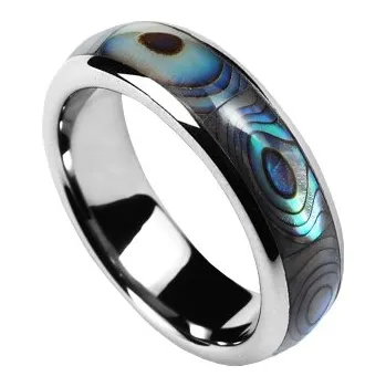 Prsten NUBIS® NWF1018 Dámský snubní prsten s perletí - velikost 53 - NWF1018-53