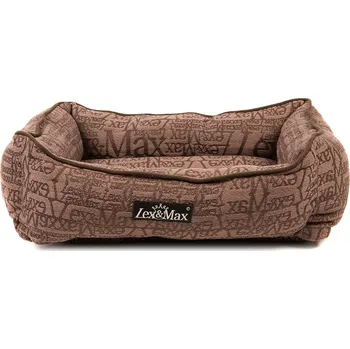 Pelíšek pro psa Luxusní pelíšek pro psa Lex & Max Chic 40 x 50 cm | hnědý