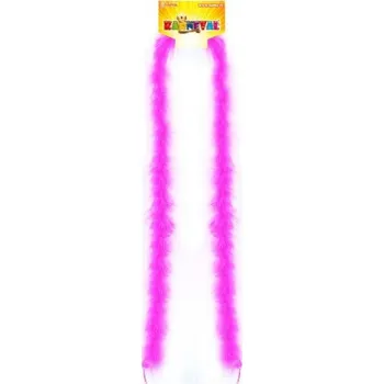 Boa s peřím - růžová - 220249