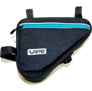 brašna na kolo Vape Sport Brašna do rámu Vape trojůhelník 3 kapsy 2x zip 1x síť chanel blue