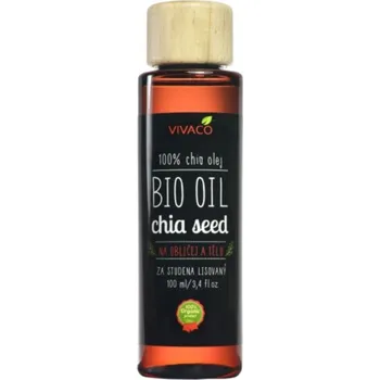 Tělový olej Vivaco Bio olej z chia semínek 100 ml