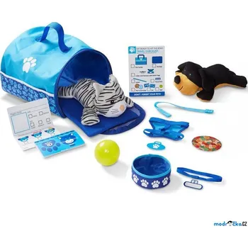 plyšák Hrací sada - Set cestování s mazlíčky + 2 plyšáci (M&amp;D)