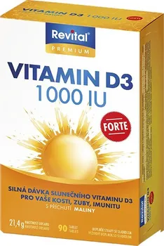 Revital Vitamin D3 Forte 1000 IU 90 tbl.