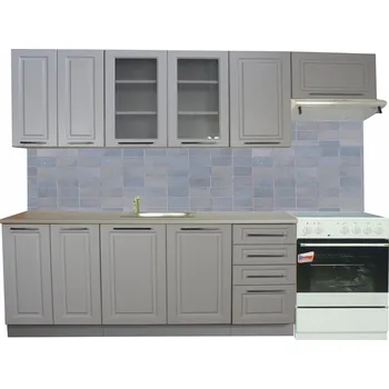 Kuchyňská linka Kuchyňská sestava grey stone/grey 240 EMPORIUM