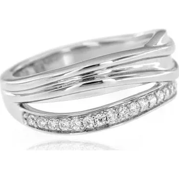 Prsten Zlatnictví U Kostela Stříbrný prsten kroužek s kamínky 6304 58 1827-17916517