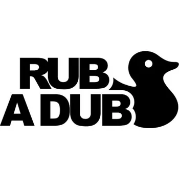 Samolepicí dekorace na vozidlo Samolepka RUB A DUB na auto a motorku, tuning nálepka (1944)